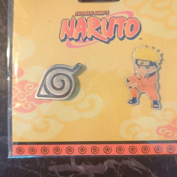 Accessories - Vtg Shonen Jump's NARUTO Enamel‎ Pin Set (Rare)